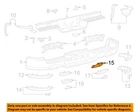 Chrysler Oem 19-23 1500 Rear Bumper Components-valance Panel 68299094AB New. Price: $24.63.