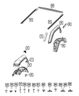 Genuine Mopar Splash Shield Left 68368283AB New. Price: $39.94.