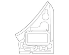 Genuine Mazda Quarter Panel Extension TK48-71-4A1 New. Price: $55.98.