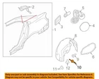 Ford Oem 95-19 Continental-wheelhouse Liner Rivet W712650S417 New. Price: $16.99.