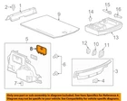 Gm Oem 16-19 Cts Rear Body Floor Interior Trim-storage Cover 84291836 New. Price: $168.80.