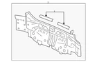 Genuine Honda Rear Body Panel 66100-T2A-A00ZZ New. Price: $398.00.