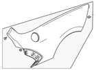 Genuine Gm Quarter Panel 87861818 New. Price: $1256.93.