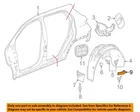 Gm Oem 18-24 Equinox Quarter Panel Components-bracket 23365615 New. Price: $20.69.