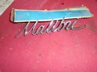 Nos Gm 1966 To 1967 "chevy Malibu" Scripted Nameplate / Emblem Pt# 7660545 New. Price: $45.00.