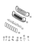 Genuine Mopar Type Clip 68461204AA New. Price: $8.13.