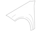 Genuine Mercedes-benz Fender 204-880-09-18 New. Price: $314.88.