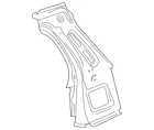 Genuine Gm Driver Side Body Lock Pillar Upper Reinforcement 25801715 New. Price: $12.58.