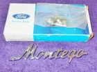 1968 1969 Montego Hardtop Sdn Wagon Mx Convertible Nos Quarter Emblem Name Plate New. Price: $89.00.