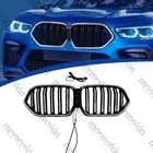 Front Kidney Grill Fits Bmw X6M G06 2020-2023 Gloss Black Car Led Aperture New. Price: $349.99.