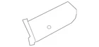 Genuine Audi Filler Plate 8W6-809-424 New. Price: $110.46.