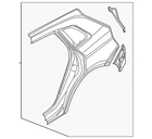 Genuine Audi Quarter Panel 80A-809-837-C-STL New. Price: $2491.03.