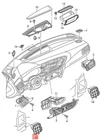 Genuine Audi A6 Allroad Quattro Avant S6 Vent Trim 4G9819161B New. Price: $36.55.