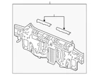 Genuine Honda Rear Body Panel 66100-TBG-305ZZ New. Price: $544.63.