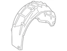 Genuine Bmw Wheelhouse Liner 51-71-9-629-837 New. Price: $129.23.