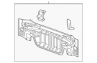 Genuine Gm Rear End Panel Assembly 23327960 New. Price: $564.08.