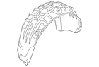 Genuine Audi Wheelhouse Liner 83A-810-172-F New. Price: $174.74.