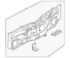 Genuine Nissan Rear Body Panel G9110-ZW4MA New. Price: $953.03.