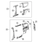 Ram Promaster City 15-22 Mopar Rear Driver Side Quarter Panel Reinforcement New. Price: $55.73.