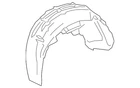 Genuine Volkswagen Wheelhouse Liner 1K5-810-971-A New. Price: $88.44.