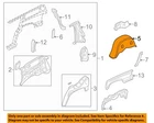 Chrysler Oem 98-03 Durango Quarter Panel Inner Structure-liner 55257033AB New. Price: $197.44.