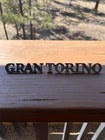 1972-1976 Ford Gran Torino Front Fender Badge/emblem. (LOT3) Used. Price: $30.00.