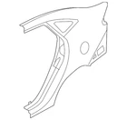Genuine Ford Quarter Panel G2BZ-5427841-A New. Price: $368.10.