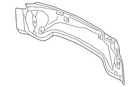Genuine Audi Rear Body Panel 8S0-813-307 New. Price: $279.34.