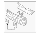 Genuine Ford Rear Body Panel YS4Z-6140320-BA New. Price: $61.16.