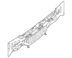 Genuine Nissan Rear Body Panel G9110-9N0MA New. Price: $621.67.