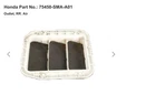 (1) Bnib Oem Genuine 12-17 Honda Acura Rear Right Air Vent Outlet 75450-SMA-A01 New. Price: $29.95.