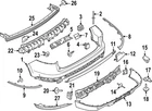 Genuine Ford Bracket Bumper Mounting LC5Z-17D942-A New. Price: $53.72.