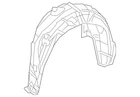 Genuine Mercedes-benz Wheel Arch Cover 217-690-13-00 New. Price: $191.10.