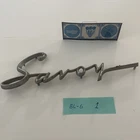 1955-1956 Plymouth Savoy Fender & Quarter Panel Nameplate 1599240 Nos Used. Price: $47.95.
