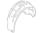 Genuine Bmw Wheelhouse Liner 51-71-8-086-108 New. Price: $176.28.
