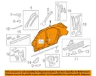 Gm Oem 10-17 Equinox Pillars, Rocker Floor Uniside-uniside Panel 23218869 New. Price: $2285.33.