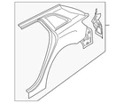 Genuine Audi Quarter Panel 8V4-809-837 New. Price: $1720.61.