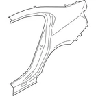 Genuine Bmw Right Rear Side Panel 41007493268 New. Price: $1309.00.