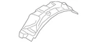 Genuine Ford Quarter Panel Splash Shield KB3Z-9928371-A New. Price: $62.23.