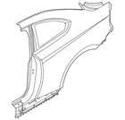 Genuine Bmw Quarter Panel 41-00-8-086-504 New. Price: $3437.84.