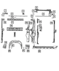 Genuine Mopar Side Panel Reinforcement 68134263AA New. Price: $326.06.
