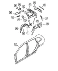 Genuine Mopar Door Striker Reinforcement Left 68340145AA New. Price: $12.45.