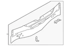 Genuine Nissan Rear Body Panel 79110-6CA0A New. Price: $451.73.