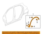Oem 16-20 Envision Quarter Panel Exterior Trim-wheel Opng Mldg 23441772 New. Price: $106.88.