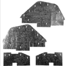 Splash Shield Set W/clips For 1965-1968 Mopar C-body & Imperial New. Price: $67.88.