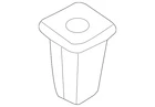Genuine Bmw Kick Panel Trim Retainer Nut 63-17-1-367-868 New. Price: $28.02.