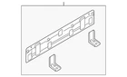 Genuine Nissan Rear Body Panel Filler 79120-1AA0A New. Price: $303.27.