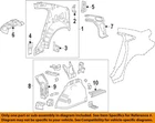 Gm Oem 11-17 Cruze Limited Quarter Panel Inner Structure-filler 12778779 New. Price: $37.16.