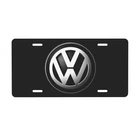 Volkswagen 12 X 6 Inch Aluminum Car Front License Plate Cover Black New. Price: $20.43.