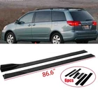86.6" For Toyota Sienna 04-10 Side Skirts Lip Extension Splitter Rocker Panel New. Price: $44.87.